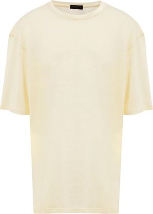 Corneliani Heren, Tops, Geel, Maat: 6XL Linnen