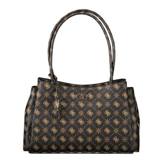 Guess Shoulder Bags, female, Brown, Size: ONE SIZE Emelie Logo Bag