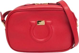 Ferragamo Pre-owned Cross Body Bags, female, Red, Size: ONE SIZE Pre-owned Pouch Ab-21 H006