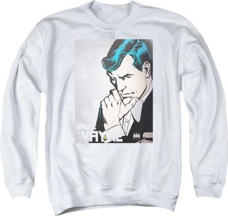 Gildan DC Comics Bruce Wayne Adult Crewneck Sweatshirt