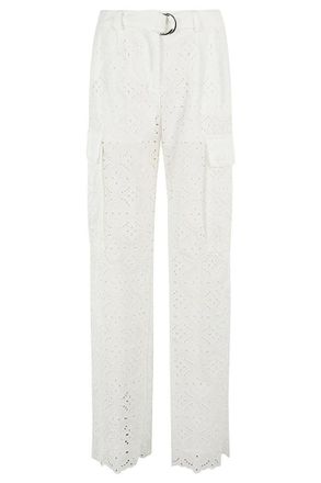 Ermanno Scervino High-Waisted Perforated Pants