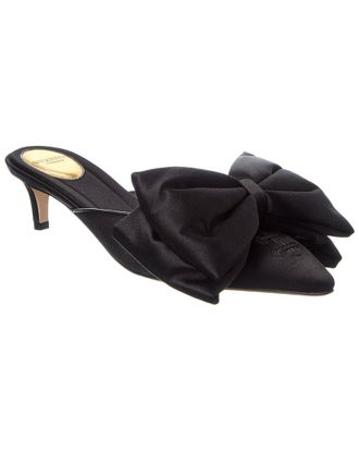 Valentino Yolande 45 Satin Mule