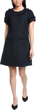 Sail to Sable Shift Wool-Blend Mini Dress