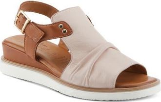Spring Step Locals Wedge Sandal in Blush Multi at Nordstrom, Size 9.5-10Us