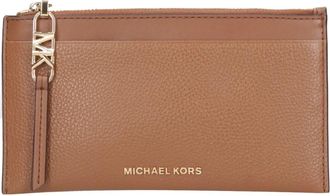 Michael Kors Slim Style Portemonnee - Dames - Portefeuilles - Bruin - ONE Size - Leer - Accessoires