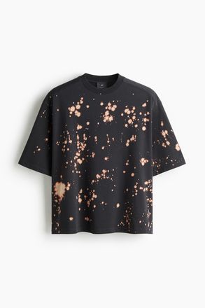 H&M T-Shirt in Oversized Fit - Grau