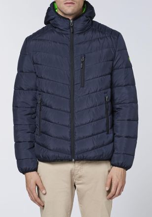Chiemsee Steppjacke CHIEMSEE, Herren, Gr. M, blau (night sky), Obermaterial: 100% Polyester, figurbetont, Jacken Steppjacke