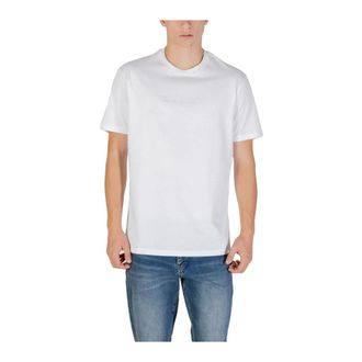A|X Armani Exchange Casual Shirts - Heren - T-shirts - Wit - 2XL - Tops