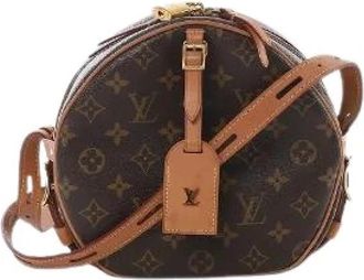 Louis Vuitton Pre-owned Boite Chapeau Souple MM - Dames - Vintage Schoudertas - Bruin - ONE Size - Leer - Vintage