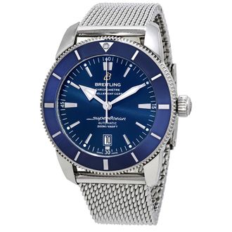 Breitling Pre-owned Breitling Superocean Heritage II Blue Dial Mens Watch AB202016/C961-152A