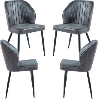 Regalos Miguel Regalos Miguel - Packs Sillas Comedor - Pack 4 Sillas Wenye - Gris
