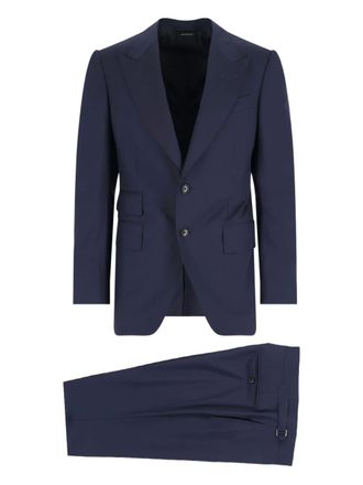 Tom Ford Pak met enkele rij knopen - Blauw