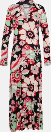 Rixo Tillie floral jersey midi dress