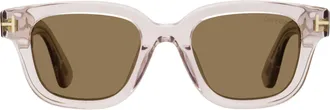 Tom Ford TF1274DN Rectangular Alternative Fit Sunglasses - Pink