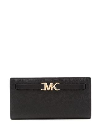 Michael Michael Kors Leren portemonnee - Zwart
