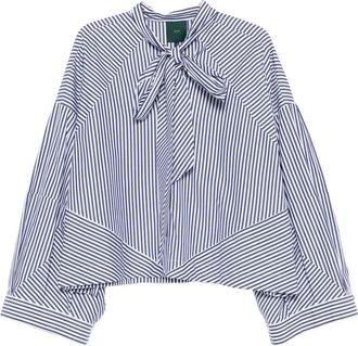 JEJIA Camicia a righe - Blu