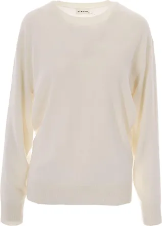 P.A.R.O.S.H. Cream Fringe Cashmere Sweater