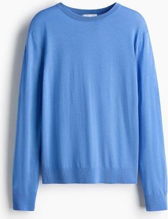 H&M Merino Wool Jumper in Blue at Nordstrom, Size X-Small
