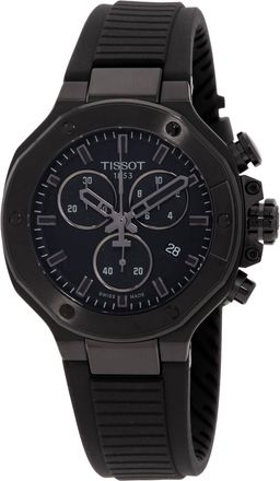 Tissot T-Race Chronograph Quartz Black Dial Watch T1418173705100