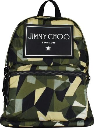 Jimmy Choo London Pre-owned Wilmer Rugzak - Heren - Vintage Rugzakken - Groen - ONE Size - Leer - Vintage