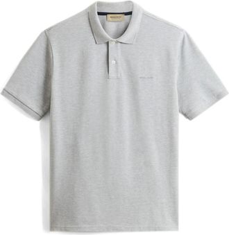 Woolrich Classic American Polo - Heren - Polos - Grijs - 2XL - Katoen - Tops
