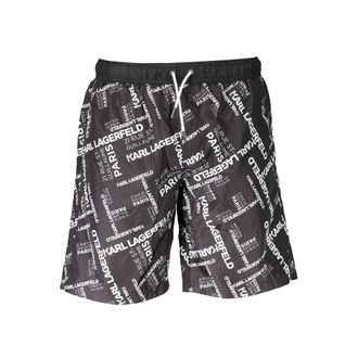 Karl Lagerfeld Nero Polyester Heren Badkleding Boxer