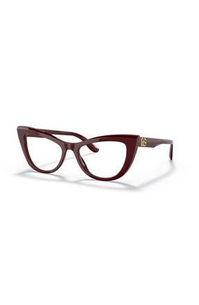 Dolce & Gabbana 54mm Cat Eye optical glasses in Red at Nordstrom