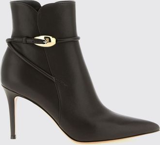 Gianvito Rossi Tronchetti Jungle Mamba in nappa con tacco a spillo