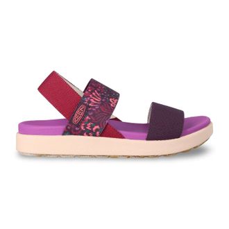 Keen Elle Backstrap Textile Womens Slingbacks Sandals - Beaujolais Plum Perfect - Size:UK 7