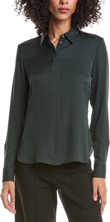 Theory Classic Fitted Silk Shirt