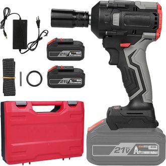 OEM Llave De Impacto Inal&aacute;mbrica De 350 Nm Y 1/2, Vaso + 2 Bater&iacute;as De 21 V (1474)