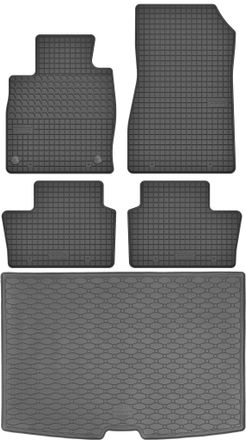 OEM Nissan Juke Ii Crossover De 2019 (juego) - Alfombrillas De Goma Para Coche + Alfombrilla Para Maletero