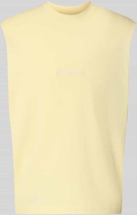 Jack & Jones T-Shirt mit Stitching in Pastellgelb, Gr&ouml;&szlig;e XL