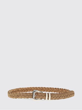 Brunello Cucinelli Braided Suede Calfskin Belt
