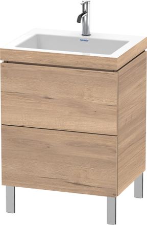 Duravit Duravit L-cube C-conjunto Vertical, 2 Cajones, Sin Rebosadero, 1