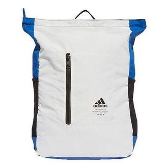adidas Classic Top-Zip Backpack White Blue FT8756