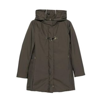 Fay Cappotto trapuntato con cappuccio - - Coats - Donna - Verde - S