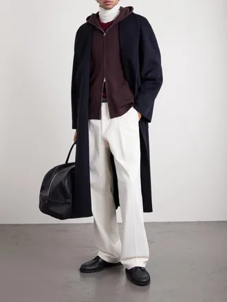 Umit Benan Sunset Cashmere and Silk-Blend Zip-Up Hoodie