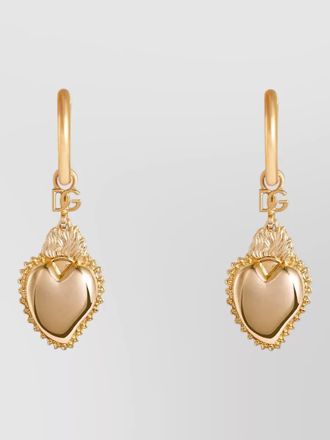 Dolce & Gabbana heart pendant earrings