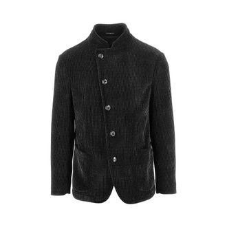 Emporio Armani Ribbed chenille jacket Man 46