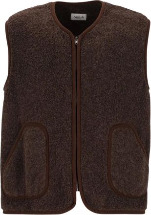 Amish Gilet Yellowstone - - Jackets - Uomo - Marrone - L