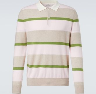 arch4 Mr Salvatore striped cashmere polo sweater