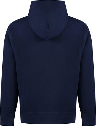 Polo Ralph Lauren Mens Cotton Hoodie Cruise Navy Polyester Jumpers Sweater