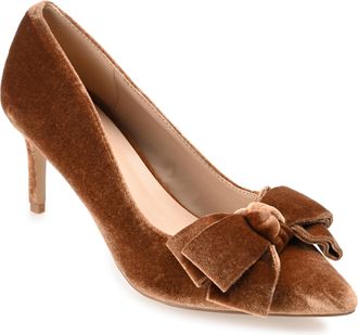 Journee Collection Women & apos;s Crystol Medium and Wide Width Evening Pumps