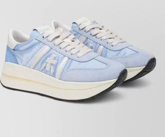 Premiata leather low-top sneakers