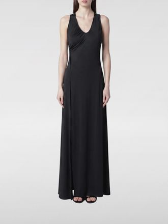 Victoria Beckham Long Polyester Jersey Slip Dress
