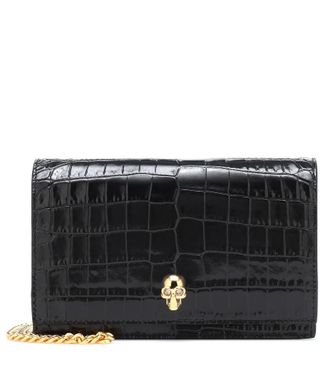 Alexander McQueen Skull Small leather crossbody bag