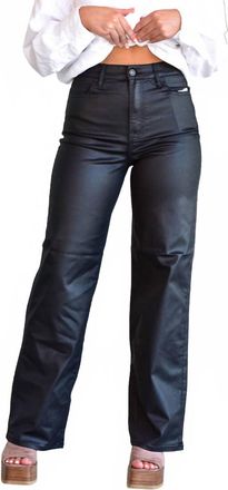 Hidden Jeans Womens High Waist Logan Dad Jean In Black