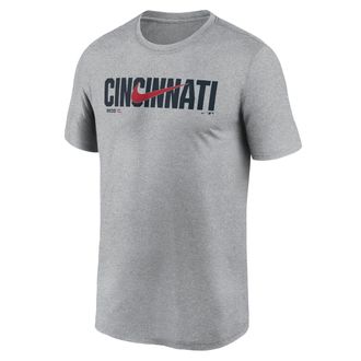 Nike Cincinnati Reds Swoosh Legend Nike Mens Dri-FIT MLB T-Shirt in Grey | NKGK06GRED-RSQ