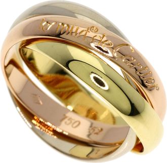 Cartier Yellow Gold (18K) Pink Gold (18K) White Gold (18K) Band Ring (Pre-Owned)
